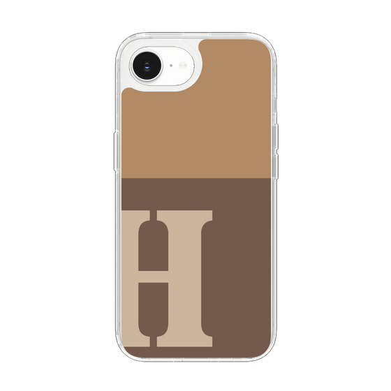 Slim Protection Case［ Original - initial two tone - H brown ］