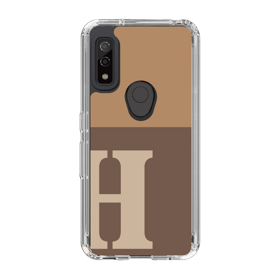 Slim Protection Case［ Original - initial two tone - H brown ］
