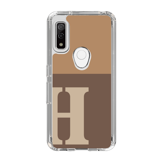 Slim Protection Case［ Original - initial two tone - H brown ］