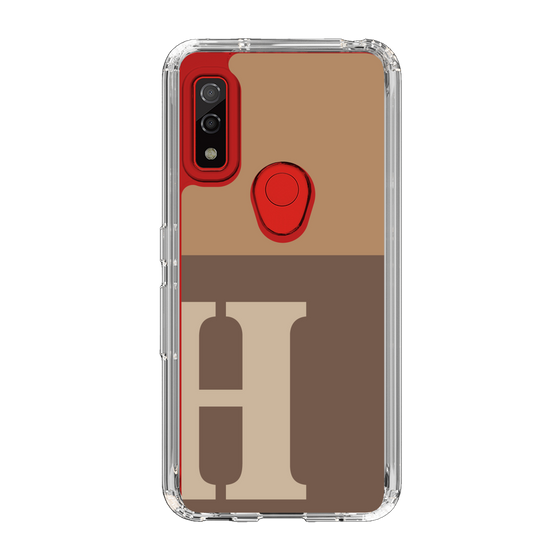 Slim Protection Case［ Original - initial two tone - H brown ］