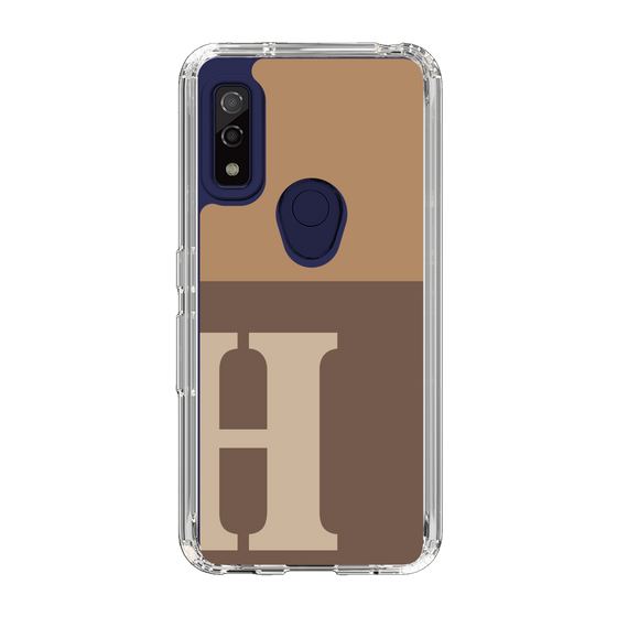 Slim Protection Case［ Original - initial two tone - H brown ］