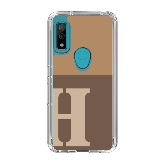 Slim Protection Case［ Original - initial two tone - H brown ］