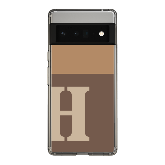 Slim Protection Case［ Original - initial two tone - H brown ］