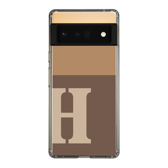 Slim Protection Case［ Original - initial two tone - H brown ］