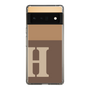 Slim Protection Case［ Original - initial two tone - H brown ］