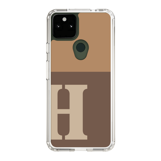 Slim Protection Case［ Original - initial two tone - H brown ］