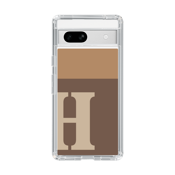 Slim Protection Case［ Original - initial two tone - H brown ］