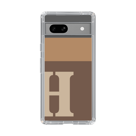 Slim Protection Case［ Original - initial two tone - H brown ］