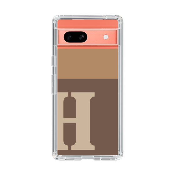 Slim Protection Case［ Original - initial two tone - H brown ］