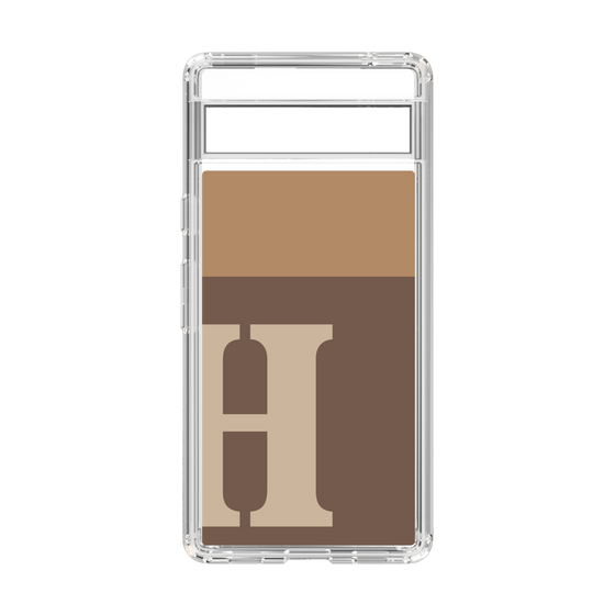 Slim Protection Case［ Original - initial two tone - H brown ］