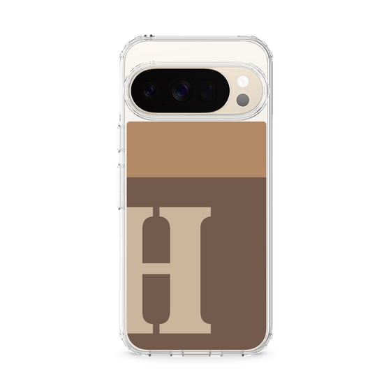 Slim Protection Case［ Original - initial two tone - H brown ］