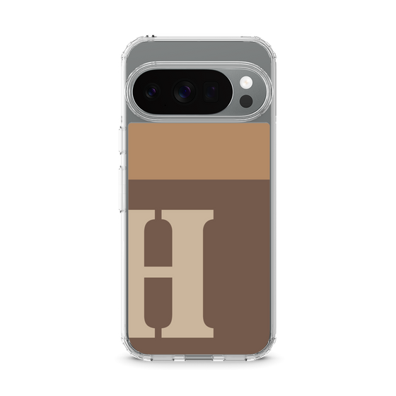 Slim Protection Case［ Original - initial two tone - H brown ］
