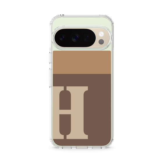 Slim Protection Case［ Original - initial two tone - H brown ］