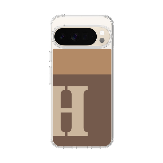 Slim Protection Case［ Original - initial two tone - H brown ］