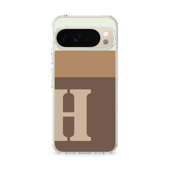 Slim Protection Case［ Original - initial two tone - H brown ］