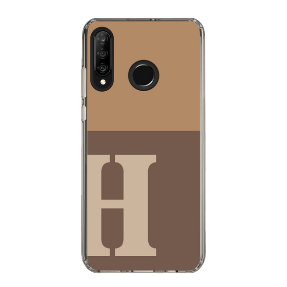 Slim Protection Case［ Original - initial two tone - H brown ］