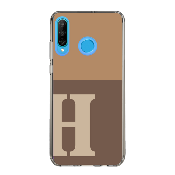 Slim Protection Case［ Original - initial two tone - H brown ］