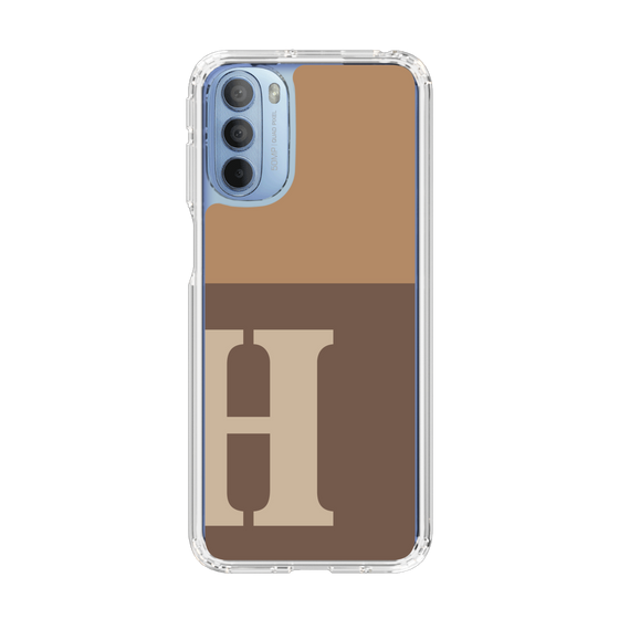 Slim Protection Case［ Original - initial two tone - H brown ］