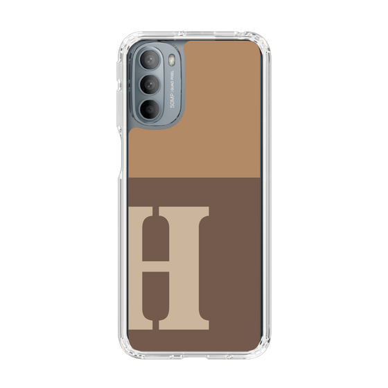 Slim Protection Case［ Original - initial two tone - H brown ］