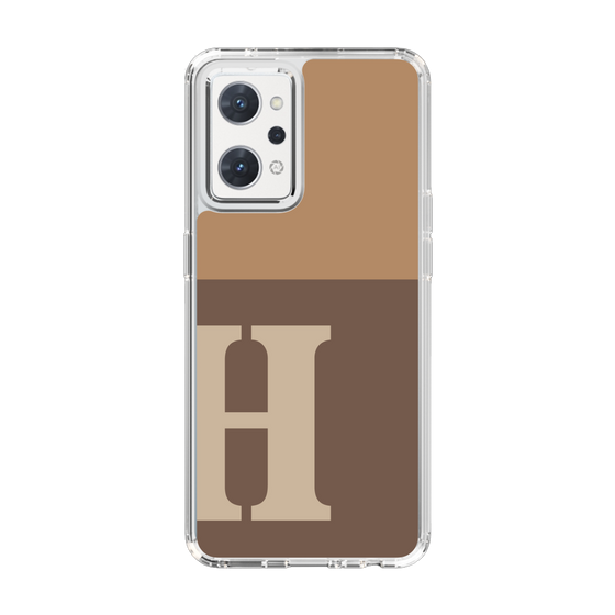 Slim Protection Case［ Original - initial two tone - H brown ］