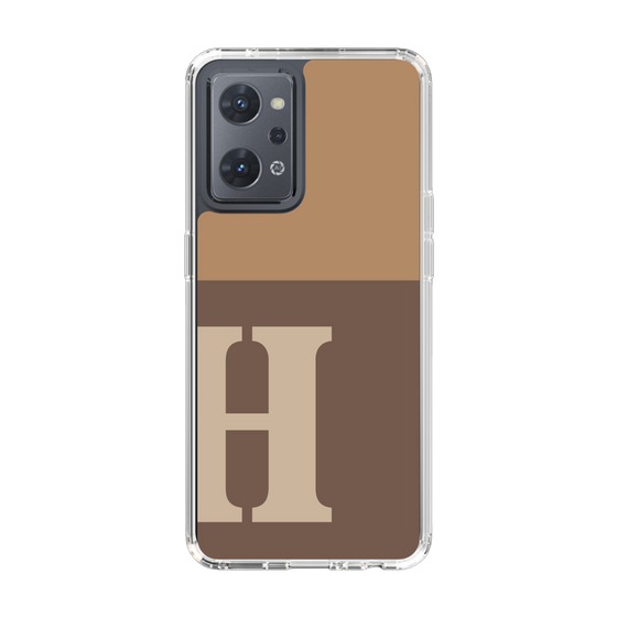 Slim Protection Case［ Original - initial two tone - H brown ］