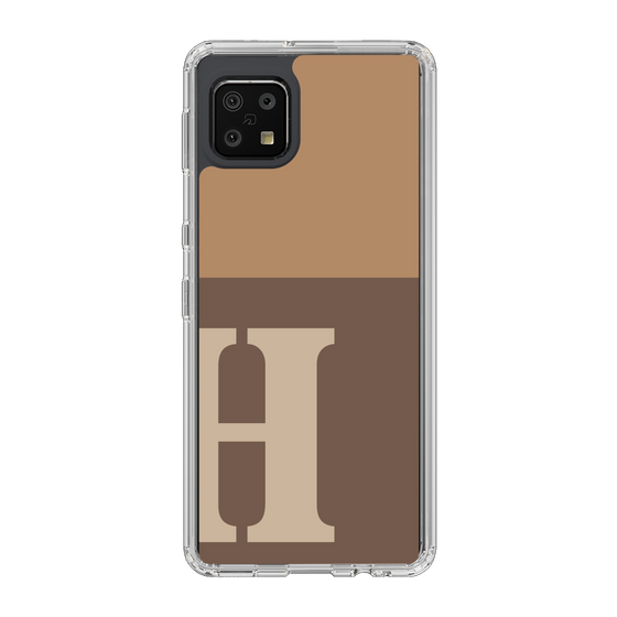 Slim Protection Case［ Original - initial two tone - H brown ］