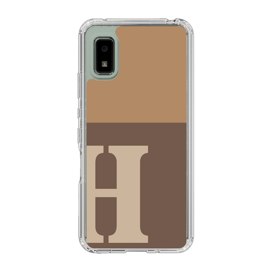 Slim Protection Case［ Original - initial two tone - H brown ］