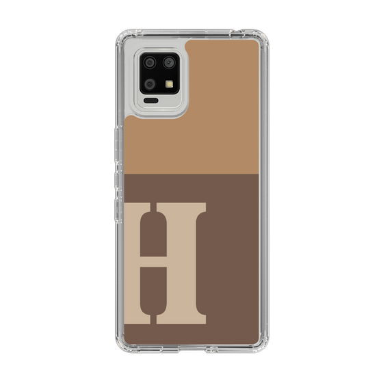 Slim Protection Case［ Original - initial two tone - H brown ］
