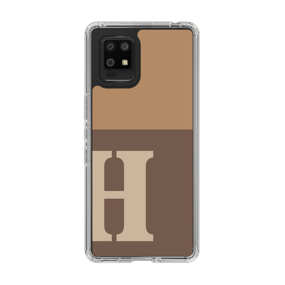 Slim Protection Case［ Original - initial two tone - H brown ］