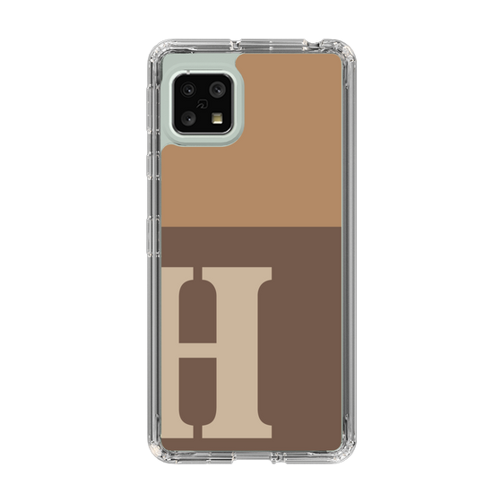 Slim Protection Case［ Original - initial two tone - H brown ］