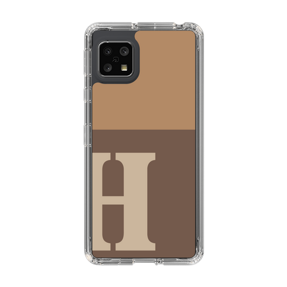 Slim Protection Case［ Original - initial two tone - H brown ］