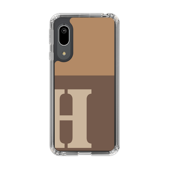 Slim Protection Case［ Original - initial two tone - H brown ］