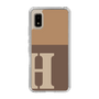 Slim Protection Case［ Original - initial two tone - H brown ］