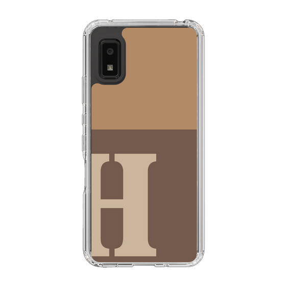 Slim Protection Case［ Original - initial two tone - H brown ］