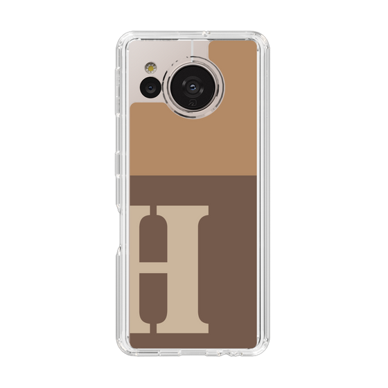 Slim Protection Case［ Original - initial two tone - H brown ］