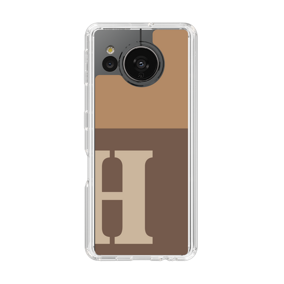 Slim Protection Case［ Original - initial two tone - H brown ］