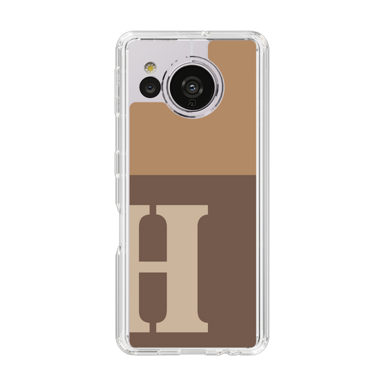 Slim Protection Case［ Original - initial two tone - H brown ］