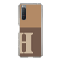 Slim Protection Case［ Original - initial two tone - H brown ］