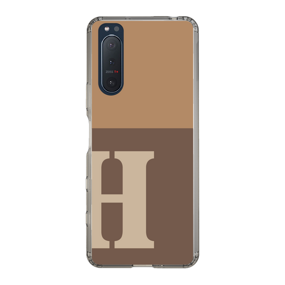 Slim Protection Case［ Original - initial two tone - H brown ］