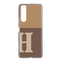 Slim Protection Case［ Original - initial two tone - H brown ］