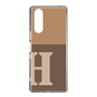 Slim Protection Case［ Original - initial two tone - H brown ］