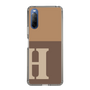 Slim Protection Case［ Original - initial two tone - H brown ］
