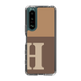 Slim Protection Case［ Original - initial two tone - H brown ］