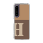 Slim Protection Case［ Original - initial two tone - H brown ］