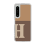 Slim Protection Case［ Original - initial two tone - H brown ］