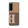 Slim Protection Case［ Original - initial two tone - H brown ］