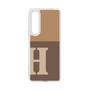 Slim Protection Case［ Original - initial two tone - H brown ］