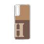 Slim Protection Case［ Original - initial two tone - H brown ］