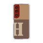 Slim Protection Case［ Original - initial two tone - H brown ］