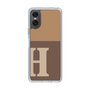 Slim Protection Case［ Original - initial two tone - H brown ］